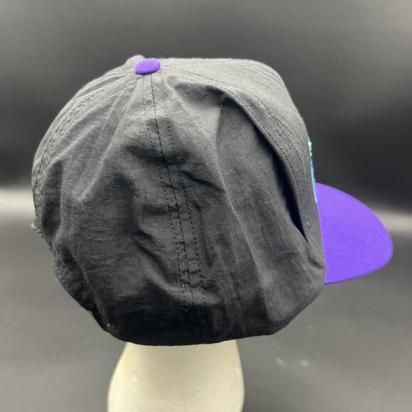 Vintage 1993 GM Goodwrench Delco Battery 300 Snapback Hat Cap Black Purple USA - Picture 4 of 11